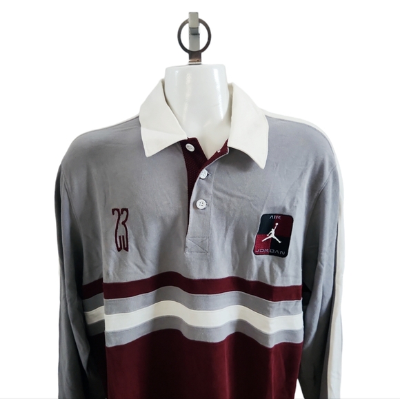 Jordan Jumpman 20th Anniversary 1985-2005 VTG Men's Polo Sweatshirt Size XXL - Picture 2 of 15